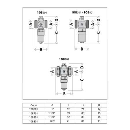 Zawór antyzamarzaniowy 1 1/4'' CALEFFI