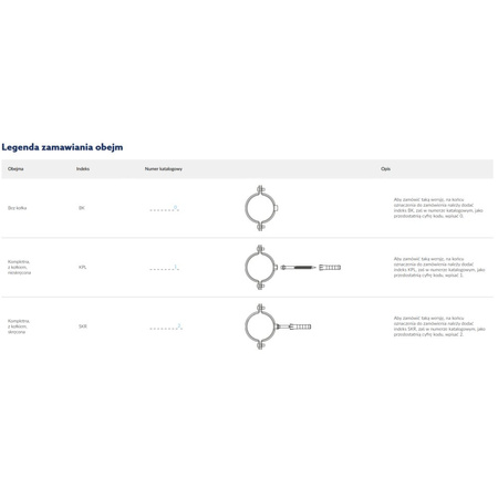 Obejma mocująca podwójna NICZUK UDZ 16-18 mm 3/8BK (ocynk galwaniczny)
