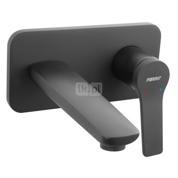 Bateria umywalkowa FERRO STRATOS BLACK, czarny