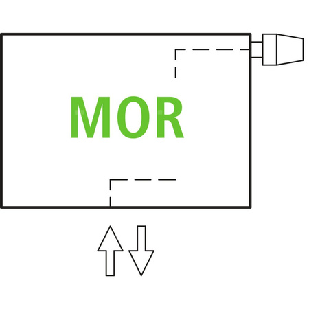 Grzejnik płytowy typ 21 KERMI V-HHV QN1272(R), bez osłony wym. 350 x 1500 mm, kolor biały, moc 1272 W