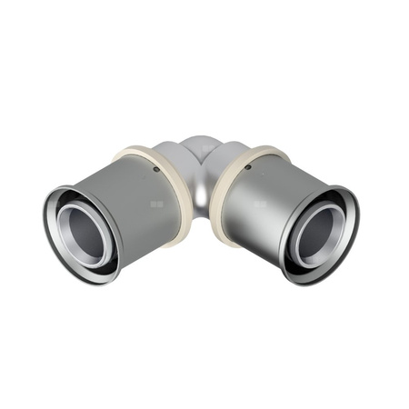 Kolano zaprasowywane 90' QIK, PPSU, 40 mm (złącze zaprasowywane)