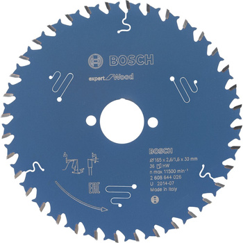 Tarcza pilarska Expert for Wood KSB EXPERT FOR WOOD 165X30X2,6 36T