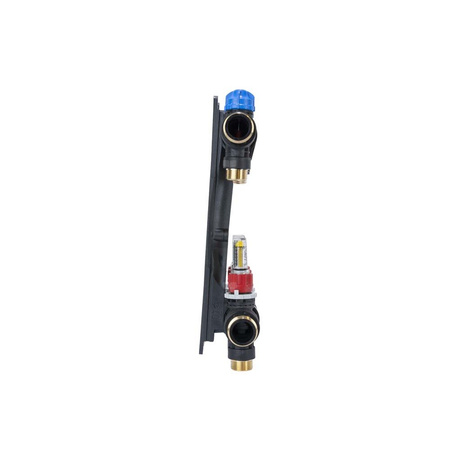 Rozdzielacz do ogrzewania podłogowego AFRISO ProCalida EF1 K 8-obieg. poliamid GZ 1'' x euroconus 3/4'' + przepływomierz + zawór napełn/spust