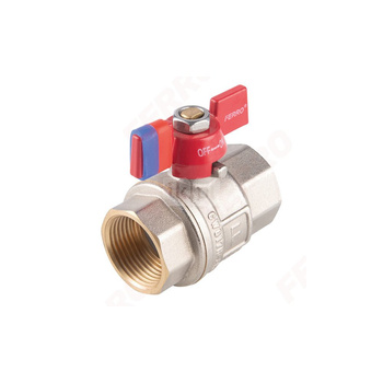 Zawór kulowy FERRO F-POWER 3/8'' GW, uchwyt: motylek