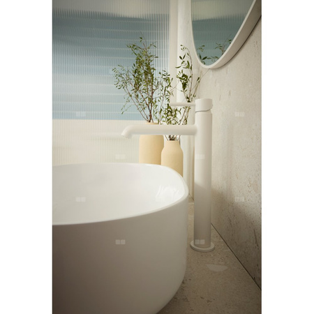 MOZA MINI WHITE bateria umywalkowa nablatowa