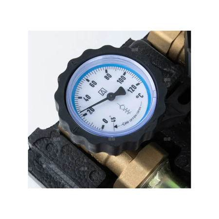 Grupa pompowa AFRISO PrimoTherm 180-1 DN 25 WP GZ x GW 1 1/2'' x 1'', z izolacją, z pompą obiegową Wilo Para SC 25/6