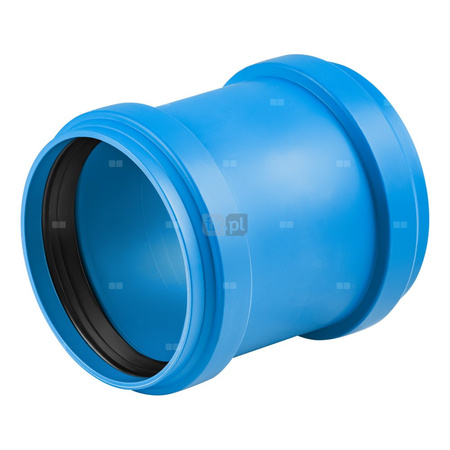 Mufa przesuwna MAGNAPLAST Ultra dB UDBU, PP-m (niebieski), DN 75 (ww x ww), do kanalizacji
