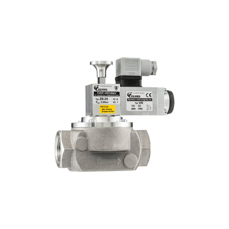 Zawór grzybkowy kołnierzowy DN 80, cewka 12V