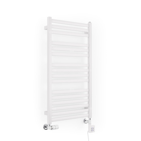 Grzejnik drabinkowy Concept By TERMA MALTA, podłączenie SX, wym. 1210 x 500 mm, kolor biały drogowy RAL9016, moc 516W