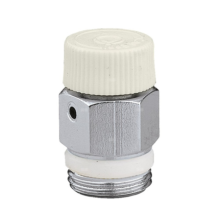 Ręczny zawór odpowietrzający do grzejników. Gwint z uszczelką PTFE 1/8" GZ