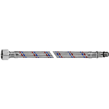 QIK Wąż elastyczny w oplocie INOX 3/8 X M10 70 KR