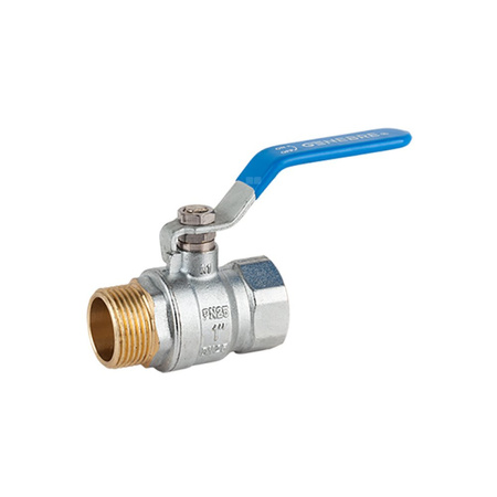 Kurek kulowy do wody zimnej, gorącej, sprężonego powietrza, glikolu PN25  W-Z, DN 1/4"