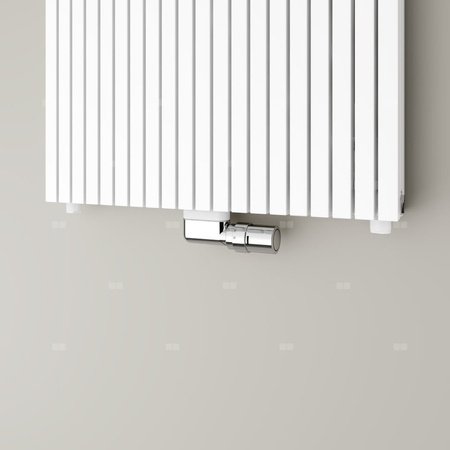 Grzejnik dekoracyjny Kermi®Carré Plus® 2000x415x86, 1632W, podł. 6998, RAL 9005 SFE