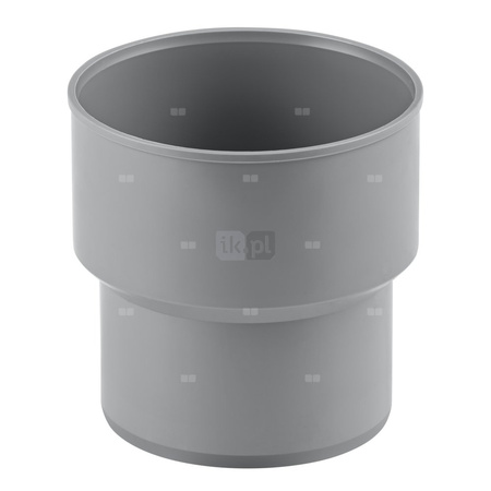 Złączka do rur metalowych MAGNAPLAST HT PLUS HTUG, PP (szary), DN 110 (ww x ww), do kanalizacji