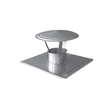 Końcówka pionowa wylotu spalin FI80 - Pakiet 6 szt.