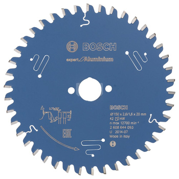 Tarcza pilarska Expert for Aluminium KSB EXPERT FOR ALUMINUM 150X20X2,6 42T