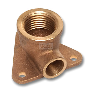 Kolano 90' SANHA 4471G, miedź, 18 mm x 1/2'' (lut wewnętrzny x GW)