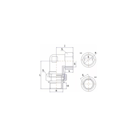 Złączka UNIPAK 0R4980144, 1/2'' (GW x GZ)
