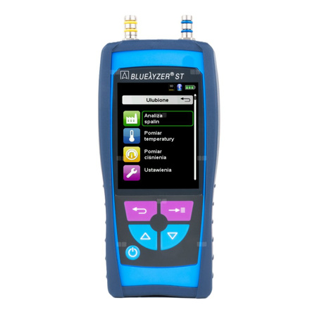 Sensor O2, CO, pomiar ciągu kominowego AFRISO Bluelyzer ST pro, bez drukarki, z walizką