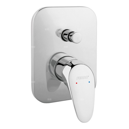 Bateria podtynkowa FERRO FERRO ONE 2-funkcyjna, kolor chrom