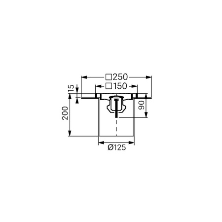 Nasadka ,,Easy Open'' ze stali nierdzewnej V2A z kołnierzem do uszczel.