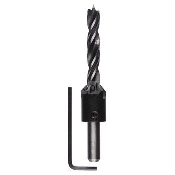 Wiertła spiralne do drewna z pogłębiaczem 10  mm