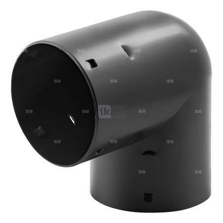 Kolano 90' MAGNAPLAST DRB, pcv-u (czarny), DN 100 (wz x ww), do kanalizacji