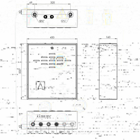 Grupa pompowa AFRISO PrimoBox AZB 405 GZ x GW 3/4'' x 3/4'', z izolacją, z siłownikiem arm 141