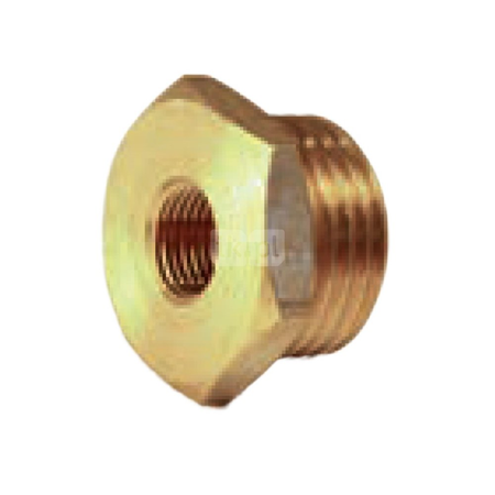 Złącze redukcja RUMET mosiądz 1/2'' x M10x1 (GZ x GW), 15 mm