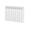 Grzejnik żeberkowy GAVIA 50 PLUS aluminium, podłączenie boczne 575 x 805 mm, kolor biały, moc 1173.3 W
