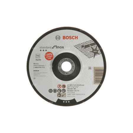 TAR.TNĄCA STD. F/INOX 180X1,6X22,23 W