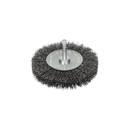Druciane szczotki tarczowe do wiertarek drut falisty, 100 mm
