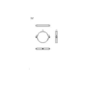 Obejma mocująca NICZUK EXPERT UPG 175-188 mm 188BK (ocynk galwaniczny)