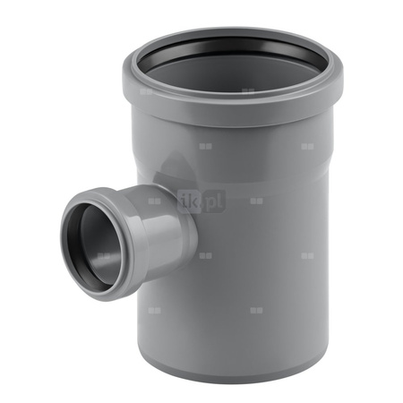 Trójnik MAGNAPLAST HT PLUS HTEA 87' PP DN 110 x DN 50 x DN 110 (ww x ww x wz), kolor szary