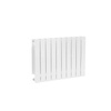 Grzejnik żeberkowy KFA Armatura ADR500/10 aluminium, podłączenie boczne 570 x 805 mm, kolor biały