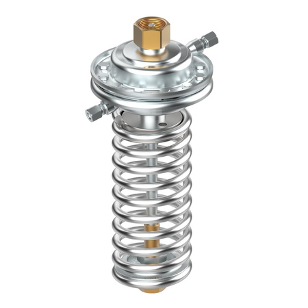 Regulator upustowy ciśnienia AFPA, PN 25, 0.50 bar - 2.50 bar, 80 cm², Żółty