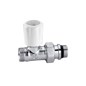 Prosty zawór grzejnikowy przystosowany do rur miedzianych oraz rur z tworzyw sztucznych 3/4" x 1/2"