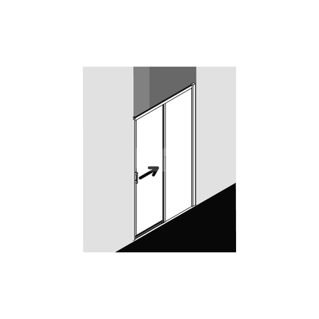 Kermi Drz. przesuw. Liga D2R 1650x 1850 1610-1660 SIMG ESG Clean