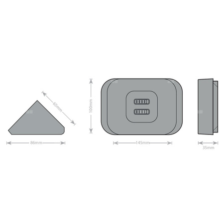 Salus internetowy, bezprzewodowy, natynkowy regulator tygodniowy z wbudowanym akumulatorem IT800WiFi
