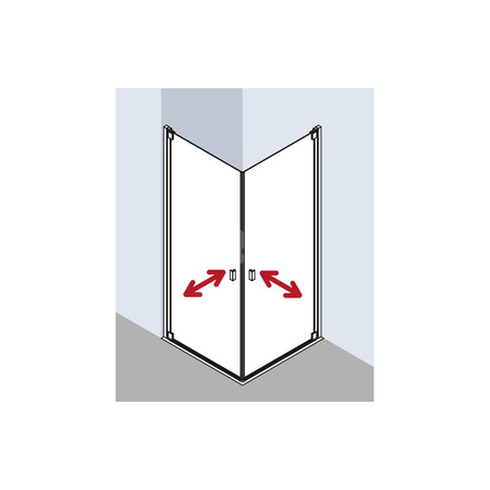 Kermi Wejście nar. RAYA 1ER 1030x 1850 980-1010 SIMG ESG STR4 CLE