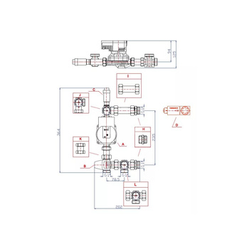 Grupa pompowa RUMET W10 VTA372 Kvs 2,3
