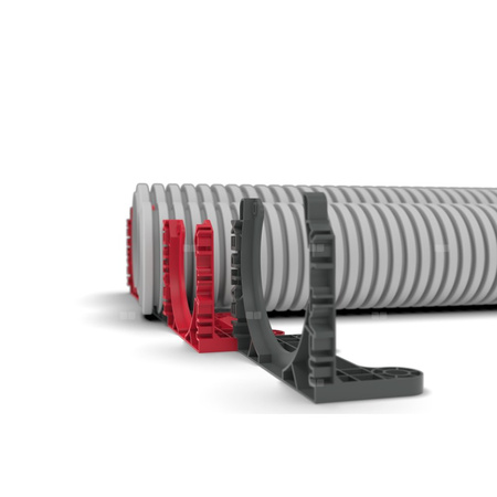 HEATPEX ARIA CONNECT Uchwyt do rury 63 mm Szary 10x1szt