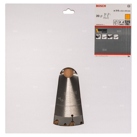 Tarcza pilarska Construct Wood PIŁA TARCZ.-T CONS W. 315X3.2X30Z20