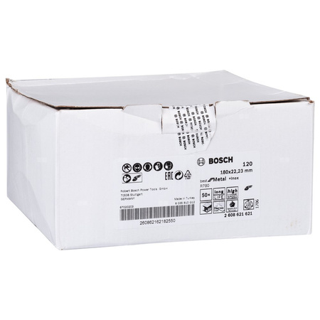 FIBRE-SANDING DISC BFM+I,180MM,G120