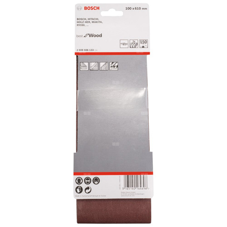 PAS BEZK. 100X610 BEST F/WOOD P150