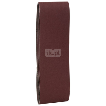 3-częściowy zestaw taśm szlifierskich do szlifierek taśmowych, wersja czerwona K = 150