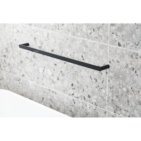 Wieszak łazienkowy 60 cm, czarny