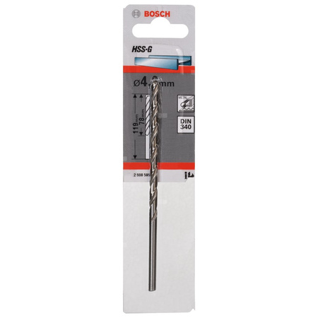WIERTŁO D/MET HSS-G 4,2/78MM 1PC