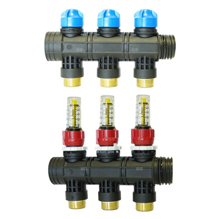 Rozszerzenie rozdzielacza ProCalida EF1 lub EF1 K o 3 obiegi, przepływomierz  0,2÷1,6 l/min