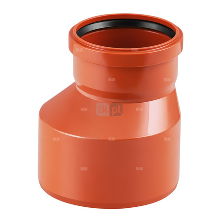 Złącze MAGNAPLAST KG KGR redukcja, PVC-U (pomarańczowy), DN 250 x DN 200 (ww x wz), do kanalizacji
